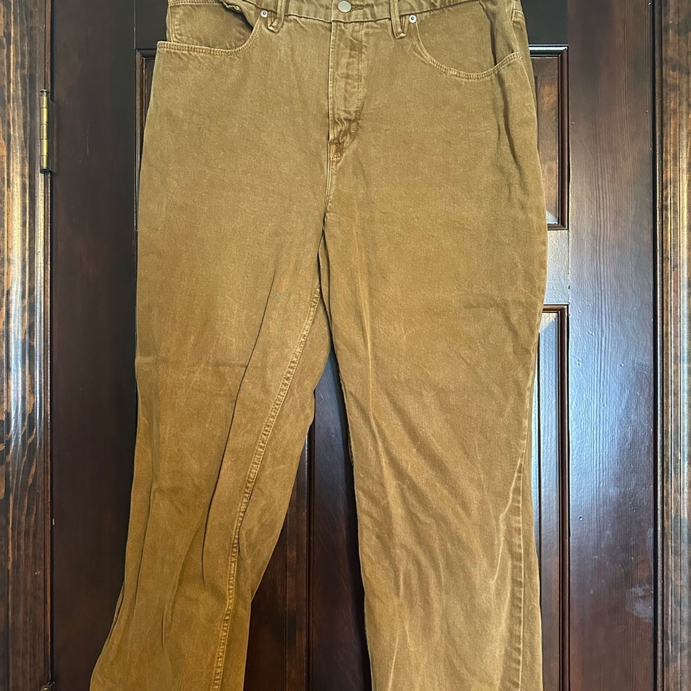 Good American Men's Brown Corduroy Pants